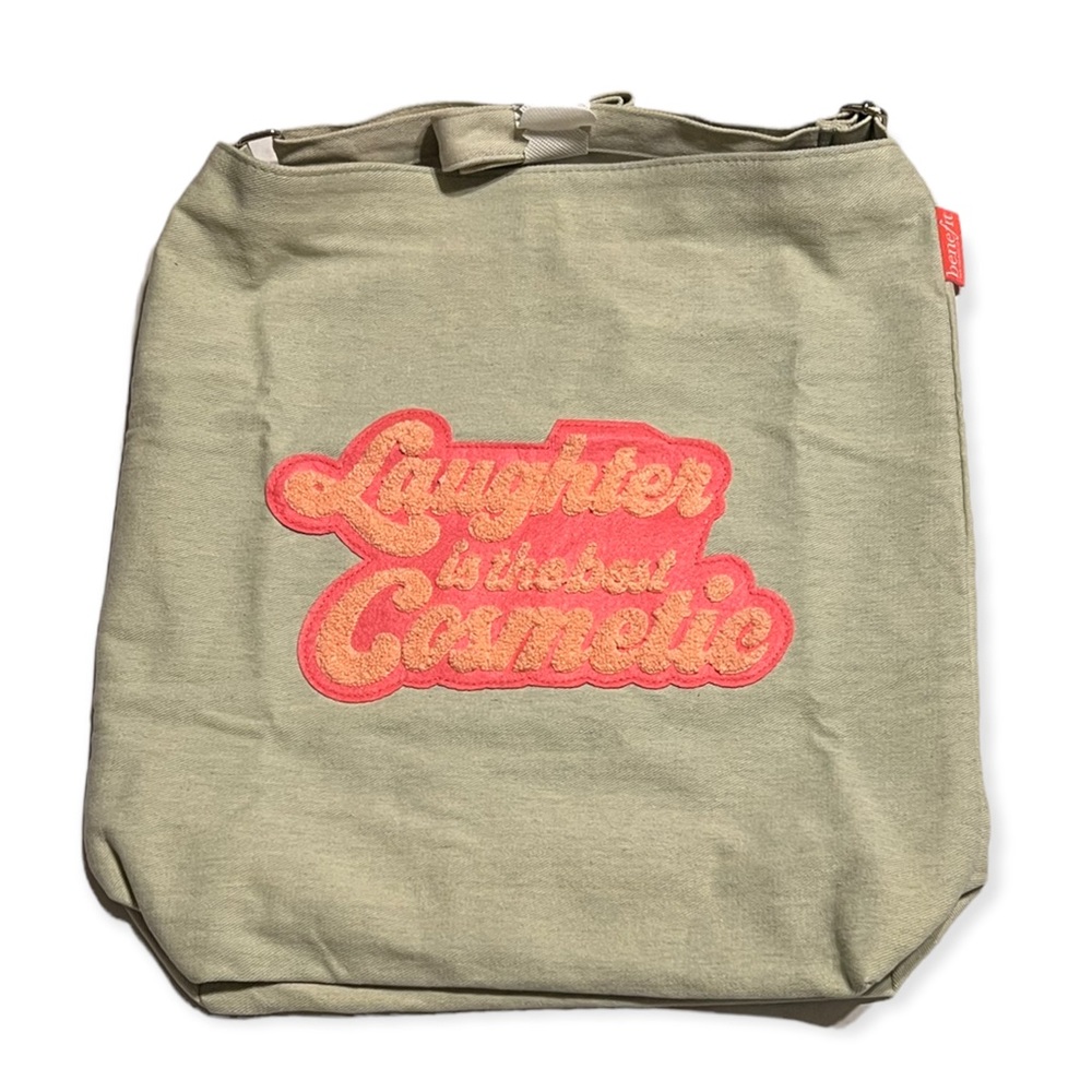 BENEFIT * “Laughter Is The Best Cosmetic” Tote/Messenger Bag